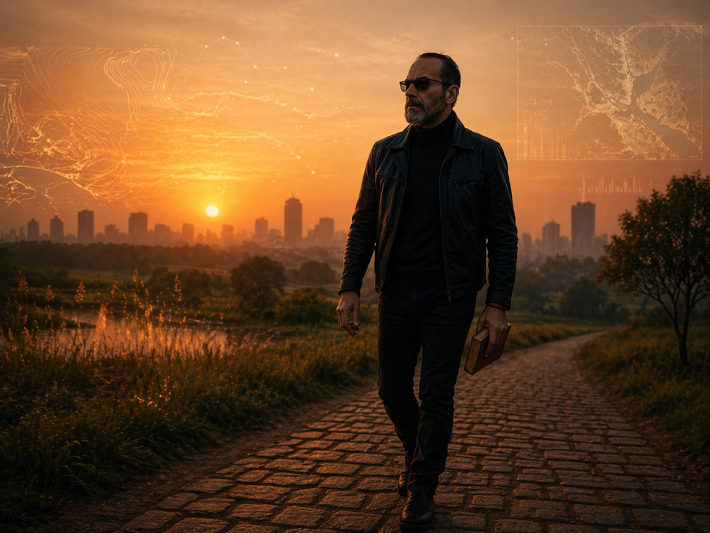Alper Çabuk · Gün batımında açık havada